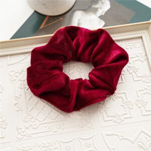 Scrunchie Velvet Burgundy