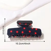 Pinza Polka Dot - Negro / Rojo