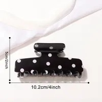 Pinza Polka Dot - Negro / Blanco