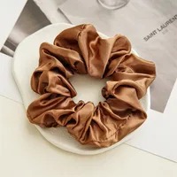 Scrunchie Satin Bronze