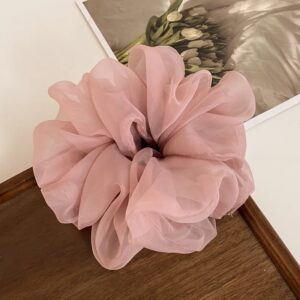 Scrunchie Cloudy Chiffon – Rosado