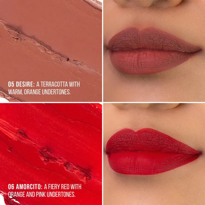 Lipstick Matte Locked In Place Italia Deluxe - 06 Amorcito - Imagen 2