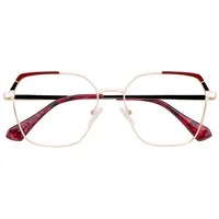 Lentes Armazón Geo Chic - Borgoña