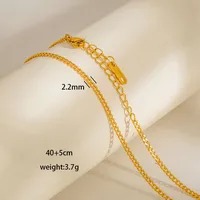 Cadena Snake Acero Inoxidable 18K