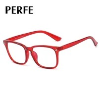 Lentes Minimal Anti-Luz Azul - Armazón Rojo